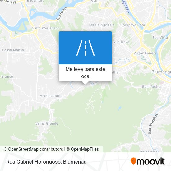Rua Gabriel Horongoso mapa