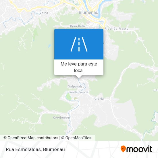 Rua Esmeraldas mapa