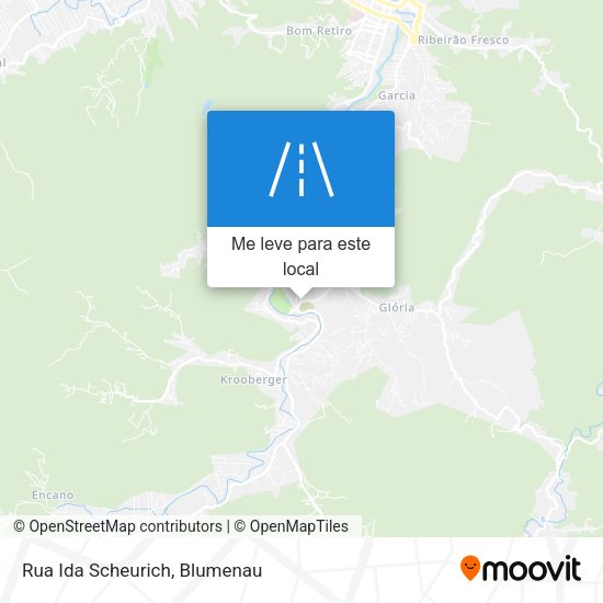 Rua Ida Scheurich mapa