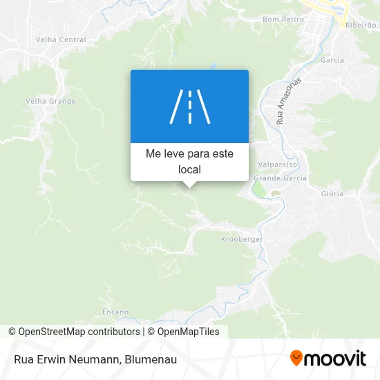 Rua Erwin Neumann mapa