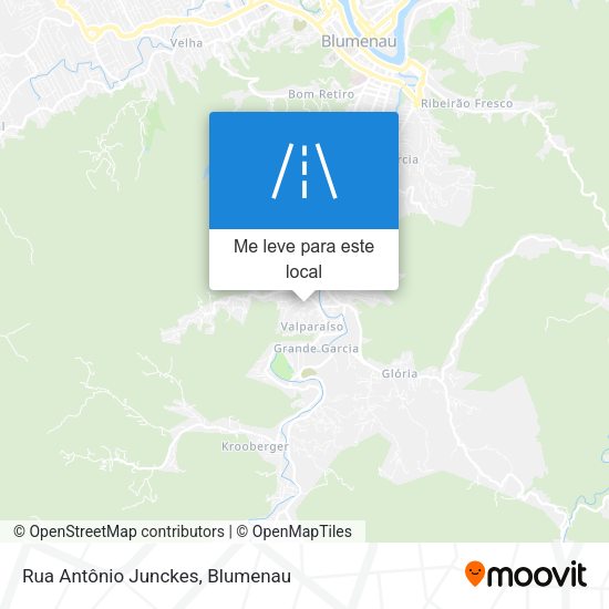 Rua Antônio Junckes mapa