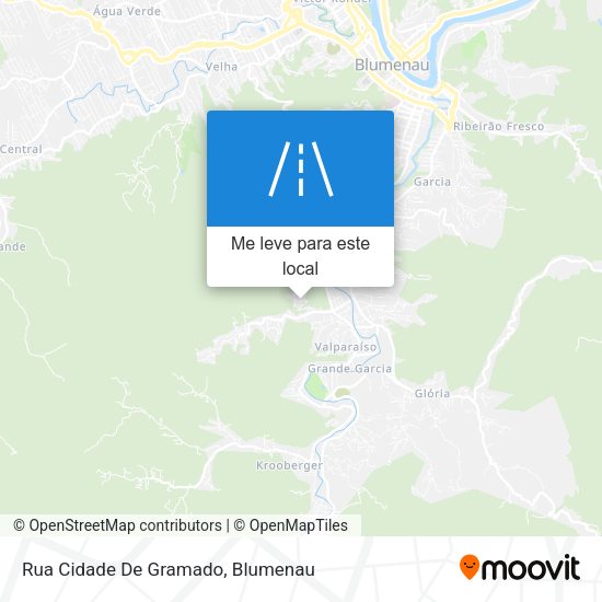 Rua Cidade De Gramado mapa