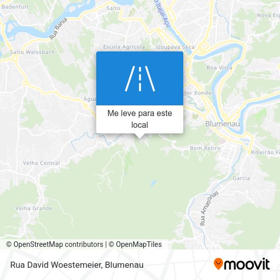 Rua David Woestemeier mapa