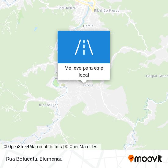 Rua Botucatu mapa