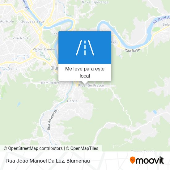 Rua João Manoel Da Luz mapa