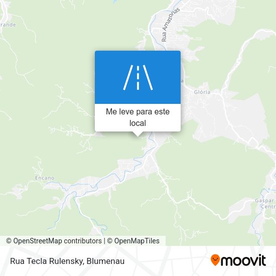 Rua Tecla Rulensky mapa