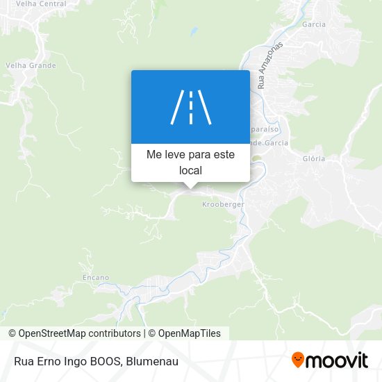 Rua Erno Ingo BOOS mapa