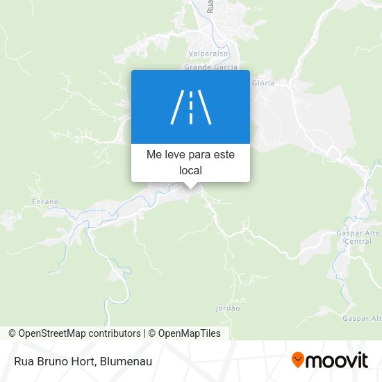 Rua Bruno Hort mapa