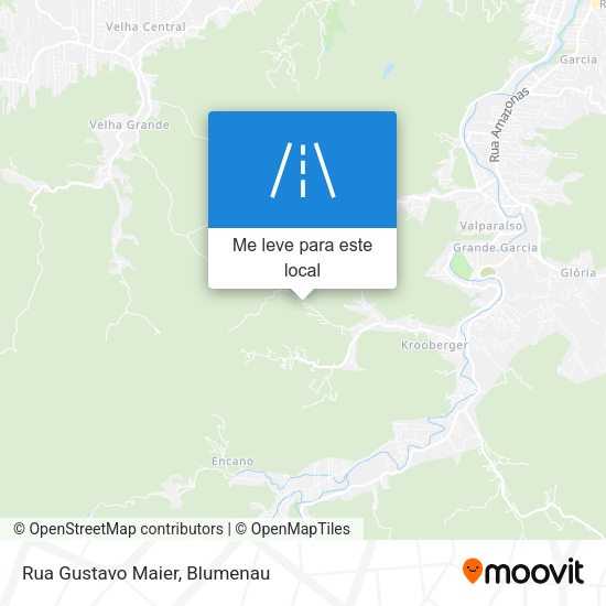 Rua Gustavo Maier mapa