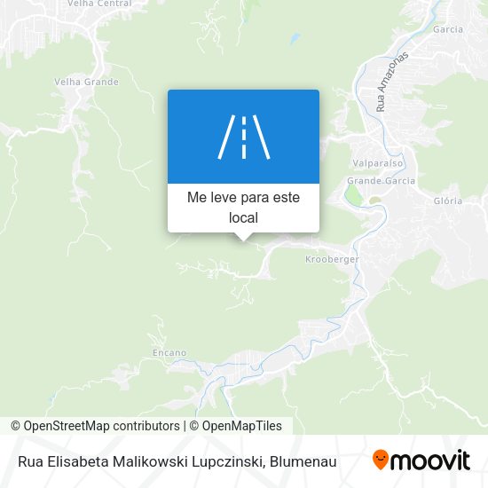 Rua Elisabeta Malikowski Lupczinski mapa