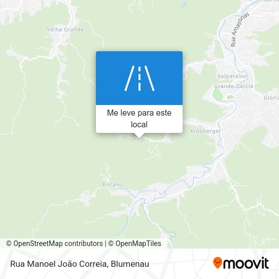 Rua Manoel João Correia mapa