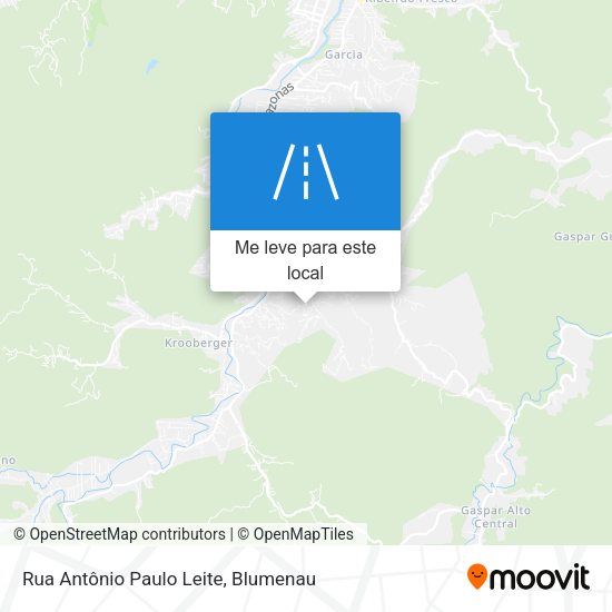 Rua Antônio Paulo Leite mapa