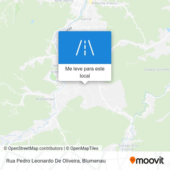 Rua Pedro Leonardo De Oliveira mapa