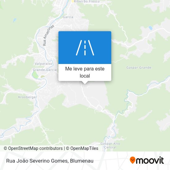Rua João Severino Gomes mapa
