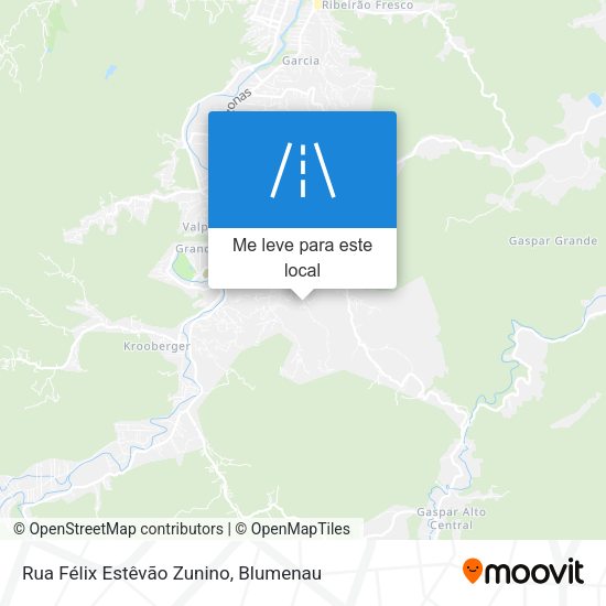 Rua Félix Estêvão Zunino mapa