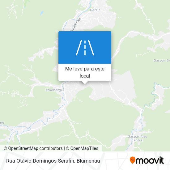Rua Otávio Domingos Serafin mapa