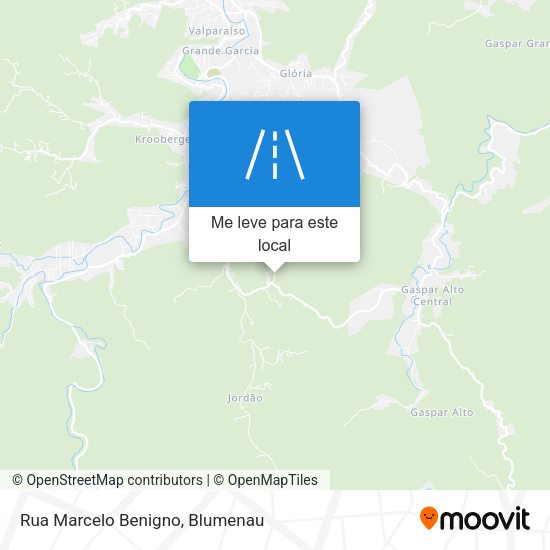 Rua Marcelo Benigno mapa