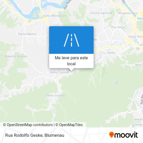 Rua Rodolfo Geske mapa
