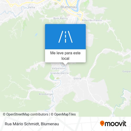 Rua Mário Schmidt mapa