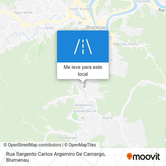 Rua Sargento Carlos Argemiro De Camargo mapa