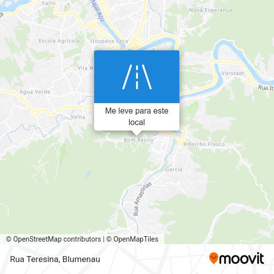 Rua Teresina mapa
