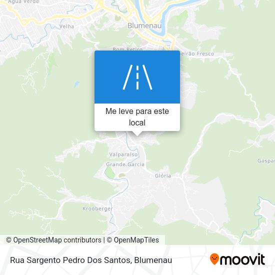 Rua Sargento Pedro Dos Santos mapa