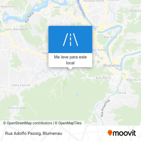 Rua Adolfo Passig mapa