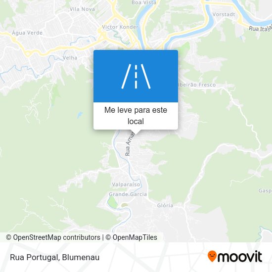 Rua Portugal mapa