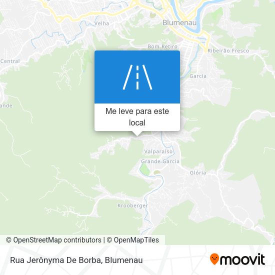 Rua Jerônyma De Borba mapa
