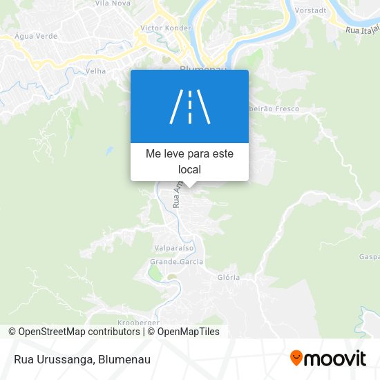 Rua Urussanga mapa