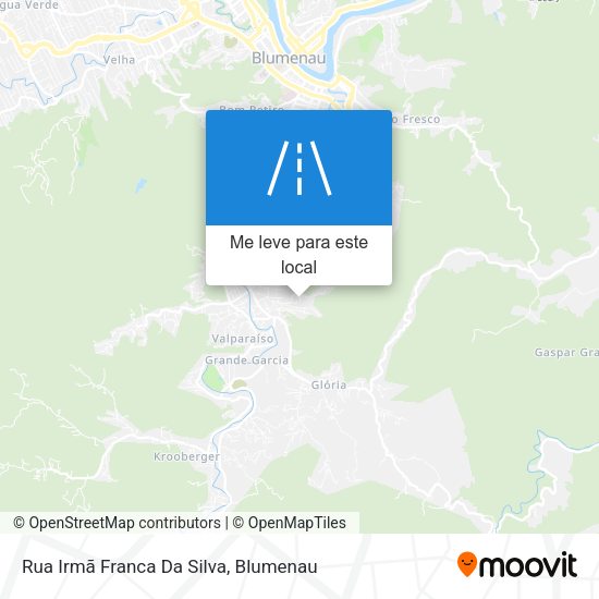 Rua Irmã Franca Da Silva mapa