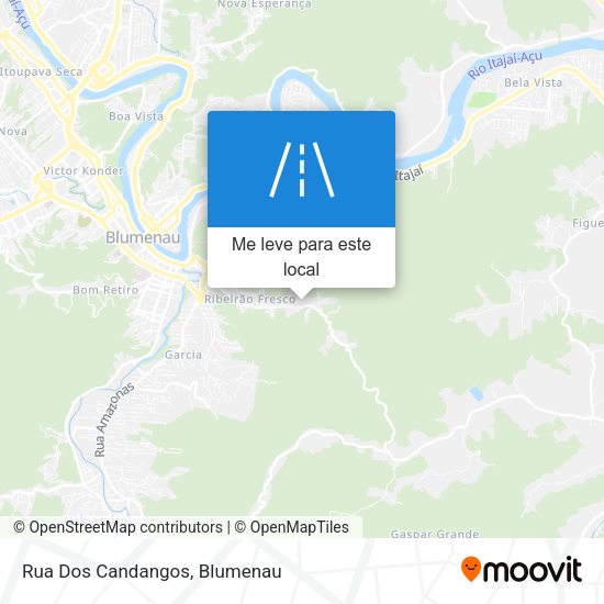 Rua Dos Candangos mapa