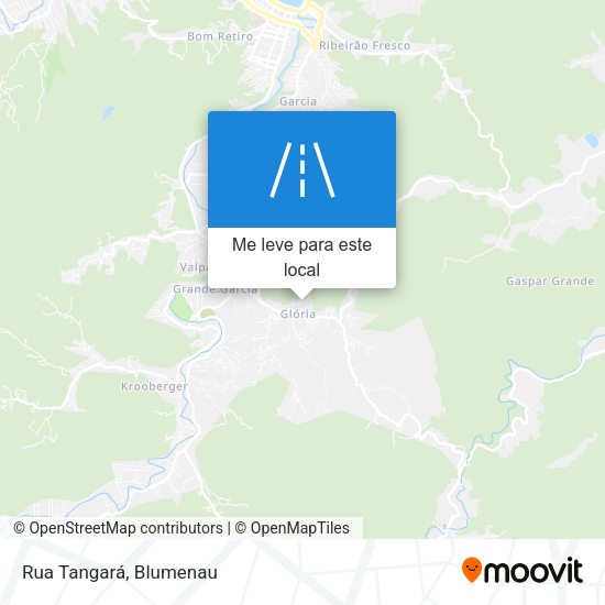 Rua Tangará mapa