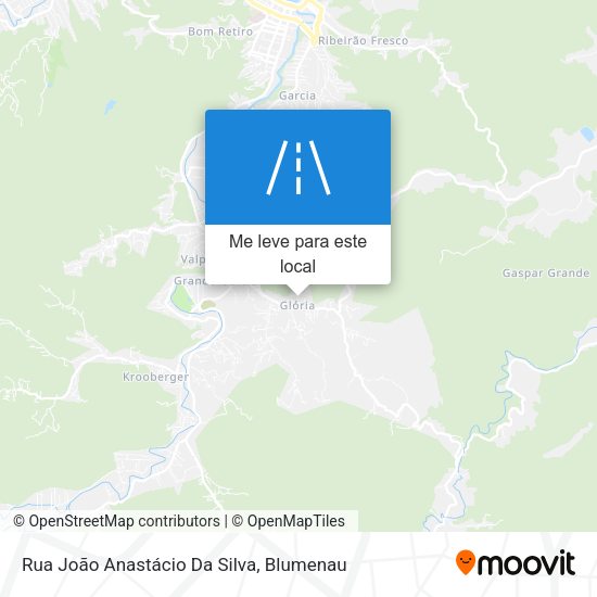 Rua João Anastácio Da Silva mapa