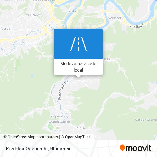Rua Elsa Odebrecht mapa