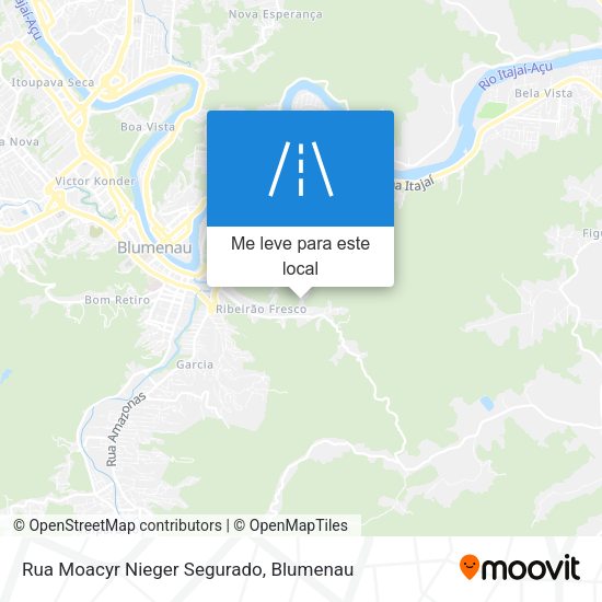 Rua Moacyr Nieger Segurado mapa