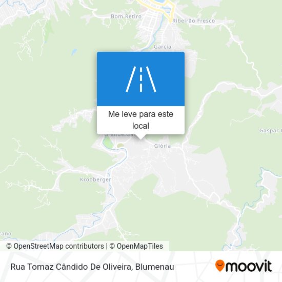 Rua Tomaz Cândido De Oliveira mapa