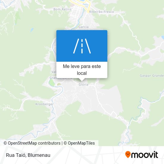 Rua Taió mapa
