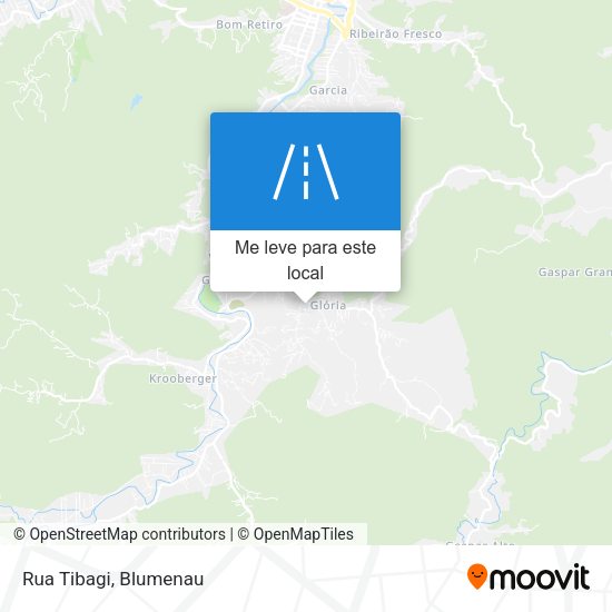 Rua Tibagi mapa