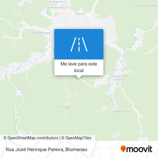 Rua José Henrique Pereira mapa