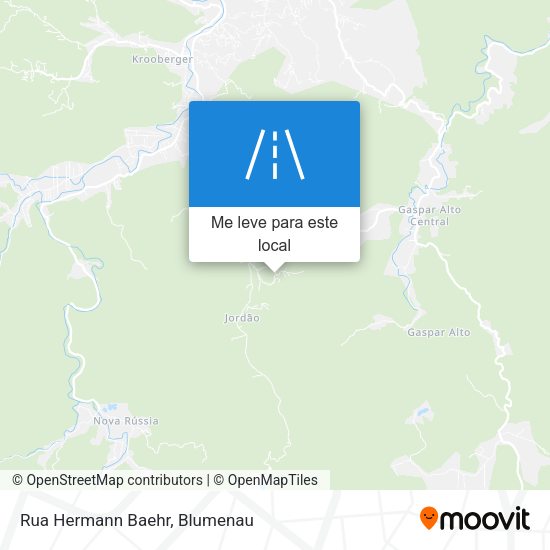 Rua Hermann Baehr mapa