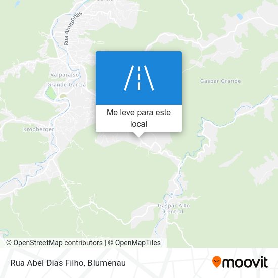 Rua Abel Dias Filho mapa