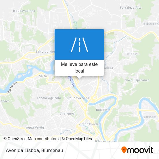 Avenida Lisboa mapa
