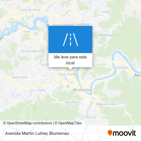 Avenida Martin Luther mapa