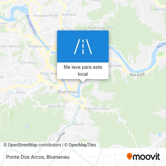 Ponte Dos Arcos mapa