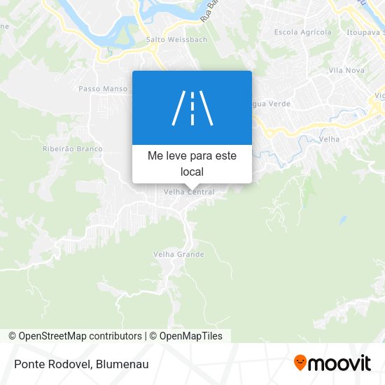 Ponte Rodovel mapa