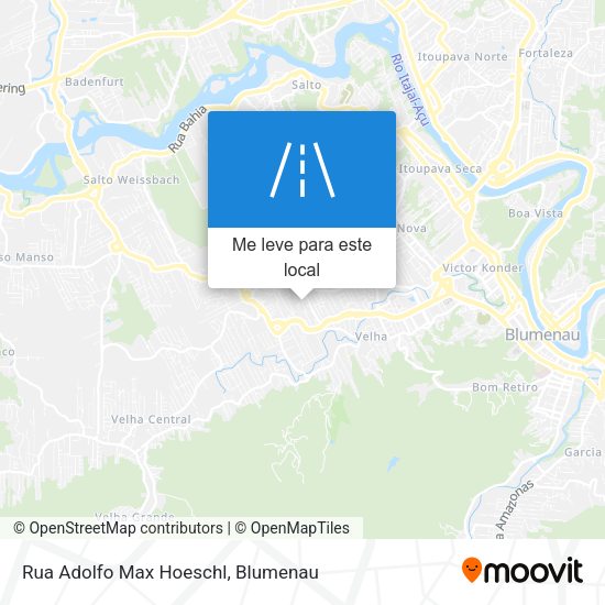 Rua Adolfo Max Hoeschl mapa