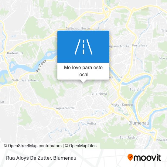 Rua Aloys De Zutter mapa