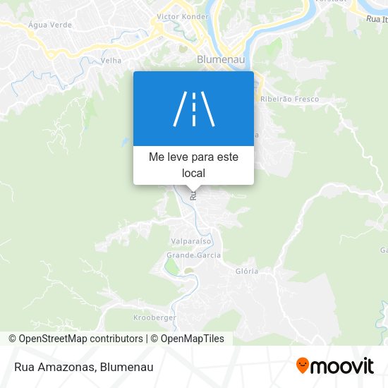 Rua Amazonas mapa