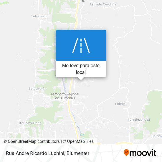 Rua André Ricardo Luchini mapa
